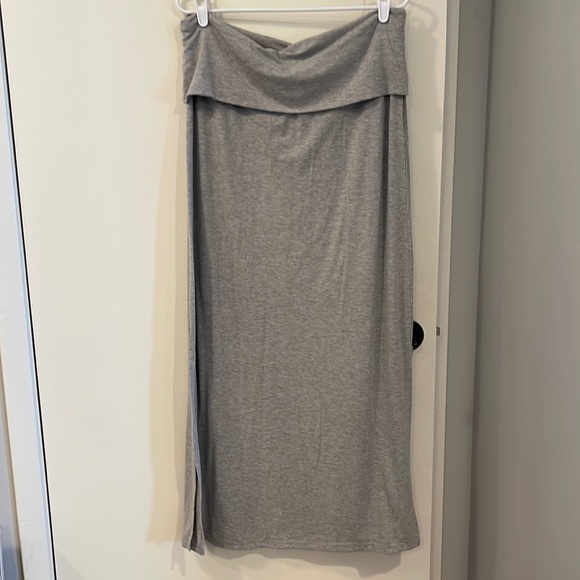 No boundaries heather grey maxi skirt size XL - Picture 4 of 5